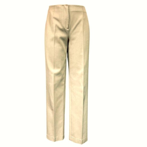 VTG Talbots Tapered Leg Dress Pants Camel Tan High Rise 29.5x29.5 #276Q - Picture 4 of 10